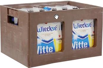wieckse witte krat 24 flesjes á 0,30 liter