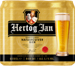 Hertog Jan set van 6 blikken á 0,50 liter