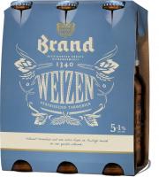 Brand weizen set van 6 flesjes á 0,30 liter