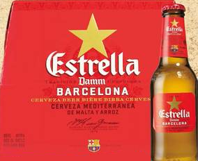 Estrella Damm set van 12 flesjes à  25cl