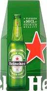 Heineken set van 4 flessen met 50cl