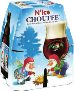 N Ice Chouffe set van 4 flesjes van 0,33 liter
