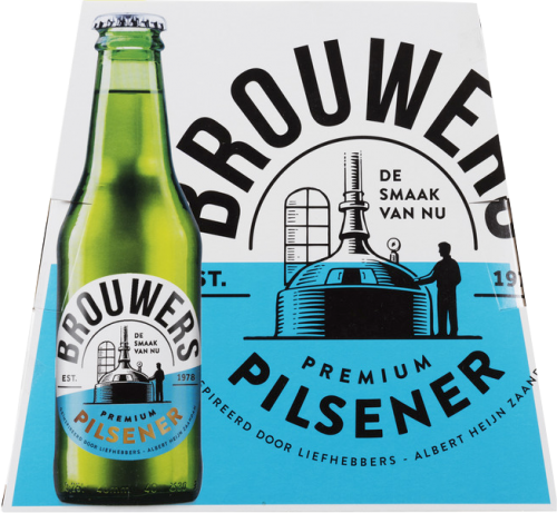 Brouwers Pilsener set van 6 x 0,25 liter