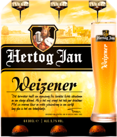 Hertog Jan Weizener set van 6 flesjes á 0,30 liter