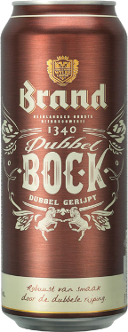Brand Dubbelbock blik van 0,50 liter