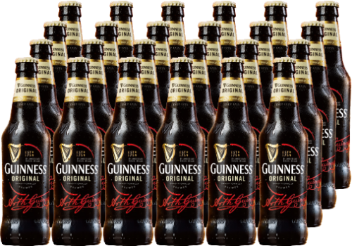 Guinness doos met 24 flesjes van 33cl