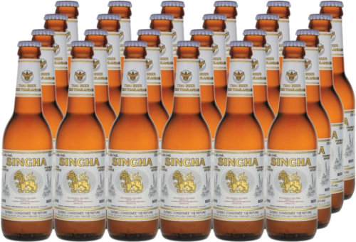 Singha doos van 24 flesjes á 0,33 liter