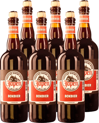 Jopen Bokbier set van 6 flessen van 75cl