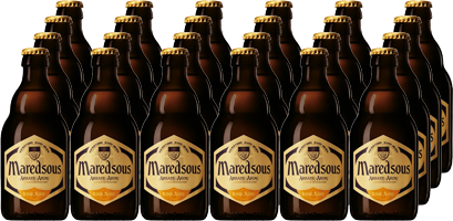 Maredsous Blond doos van 24 flesjes a 0,33 liter 
