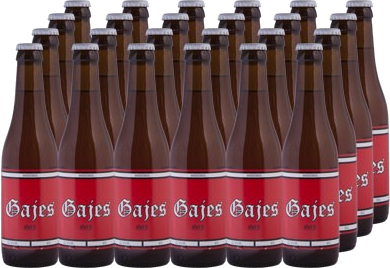 Gajes van brouwerij Bruut doos van 24 flesjes a 0,33 liter 