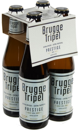 Brugge Tripel set van 4 flesjes a 0,33 liter 