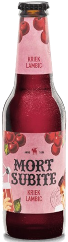 Mort Subite Kriek lambic flesje á 0,25 liter