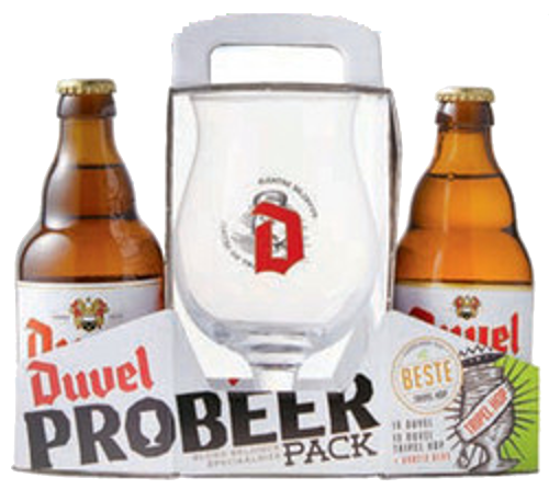 Duvel set van 2 flesjes van 0,33 liter