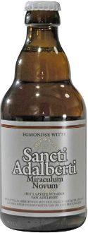 Sanc­ti Adal­ber­ti Eg­mond­se Wit­te fles van 0,33 liter