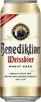Benediktiner Weissbier blik van 0,50 liter