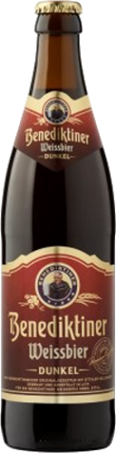 Benediktiner Weissbier Dunkel fles á 0,50 liter
