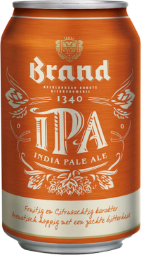 Brand IPA blikje van 0,33 liter