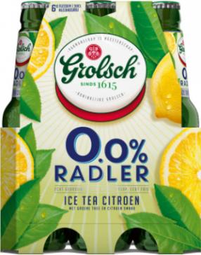 Grolsch 0.0% Radler Ice Tea Citroen set van 6 flesjes á 0,30 liter