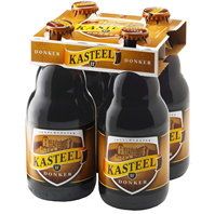 Kasteel Dubbel set van 4 flessen van 33 cl