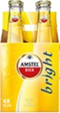Amstel Bright 4pack met flesjes van 27,5cl