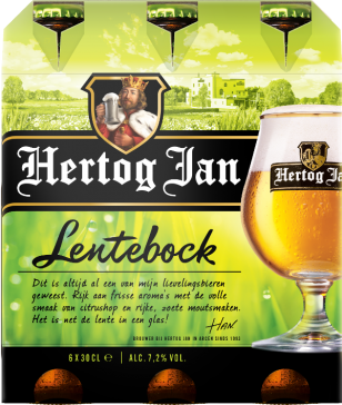 Hertog Jan Lentebock set van 6 flesjes á 0,30 liter