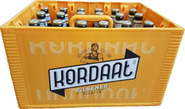 Kordaat bier krat met 24 flesjes van 30cl