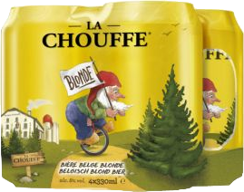 La Chouffe 4 blikken van 33cl