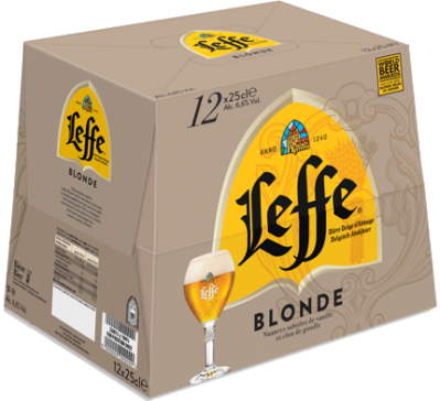 Leffe Blond doos van 12 flesjes 0,25 liter