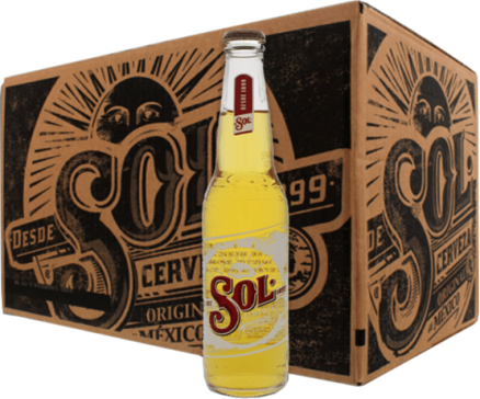 Sol doos met 24 flesjes van 33cl