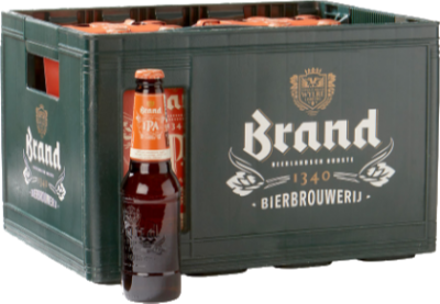 Brand IPA krat met 24 flesjes van 30cl