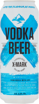X-Mark Vodka Beer blik van 0,50 liter