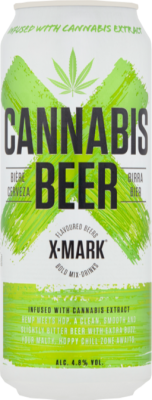 X-Mark Cannabis Bier blik van 0,50 liter