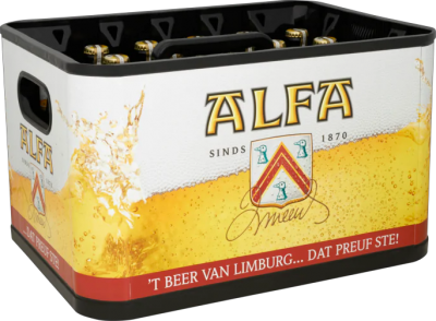 Alfa Edel Pils krat van 24 flesjes a 0,30 liter