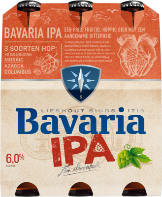 Bavaria IPA sixpack met flesjes van 30cl