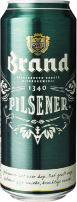 Brand blik van 0,50 liter