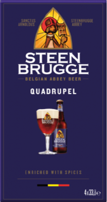 Steenbrugge Quadrupel set met 4 flessen van 33cl