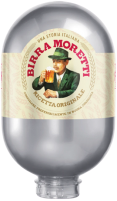 Birra Moretti Blade fust van 8 liter