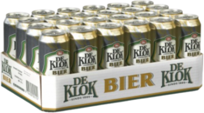 De Klok Tray met 24 blikken van 50cl
