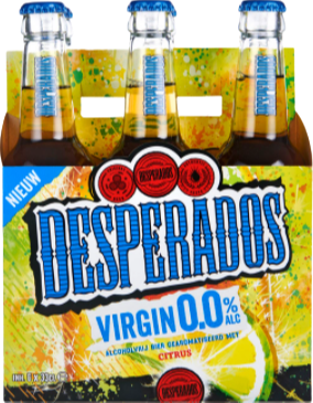 Desperados Virgin 0.0 sixpack met flesjes van 33cl