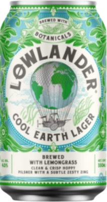 Lowlander Cool Earth Lager blikje van 33cl