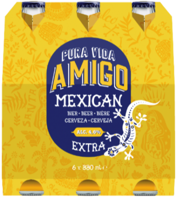 Amigo Pura Vida bier verpakking