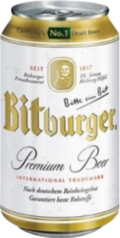 Bitburger blikje van 33cl