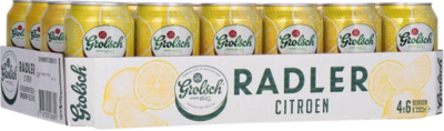 Grolsch Radler Tray met 24 blikjes van 33cl