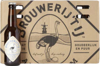 Vrijwit doos met 24 flesjes van 33cl