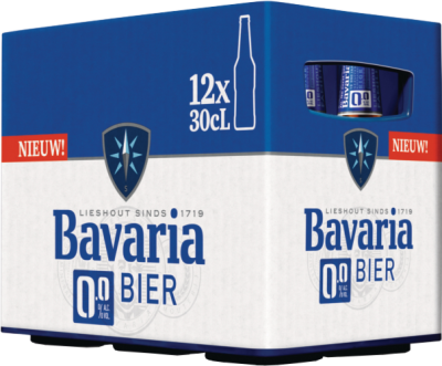 Bavaria 0.0% krat met 12 flesjes van 30cl