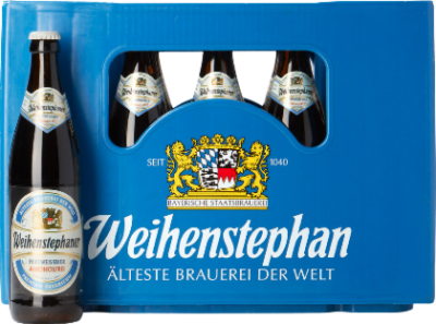 Weihenstephaner Weissbier Alkoholfrei krat met 20 flessen van 50cl