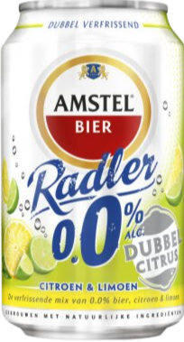 Amstel Radler dubbel citrus 00 blikje van 33cl