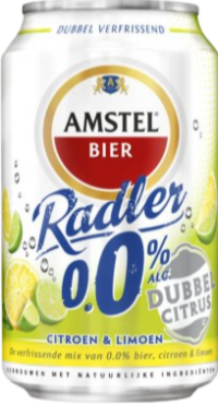 Amstel Radler dubbel citrus 00 blikje van 33cl