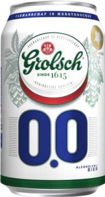 Grolsch 00 blikje van 33cl