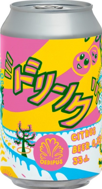 Oedipus Dorinku citrus bier blikje van 33cl